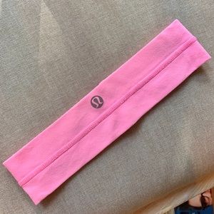 lululemon Athletica Pink Sport Headband